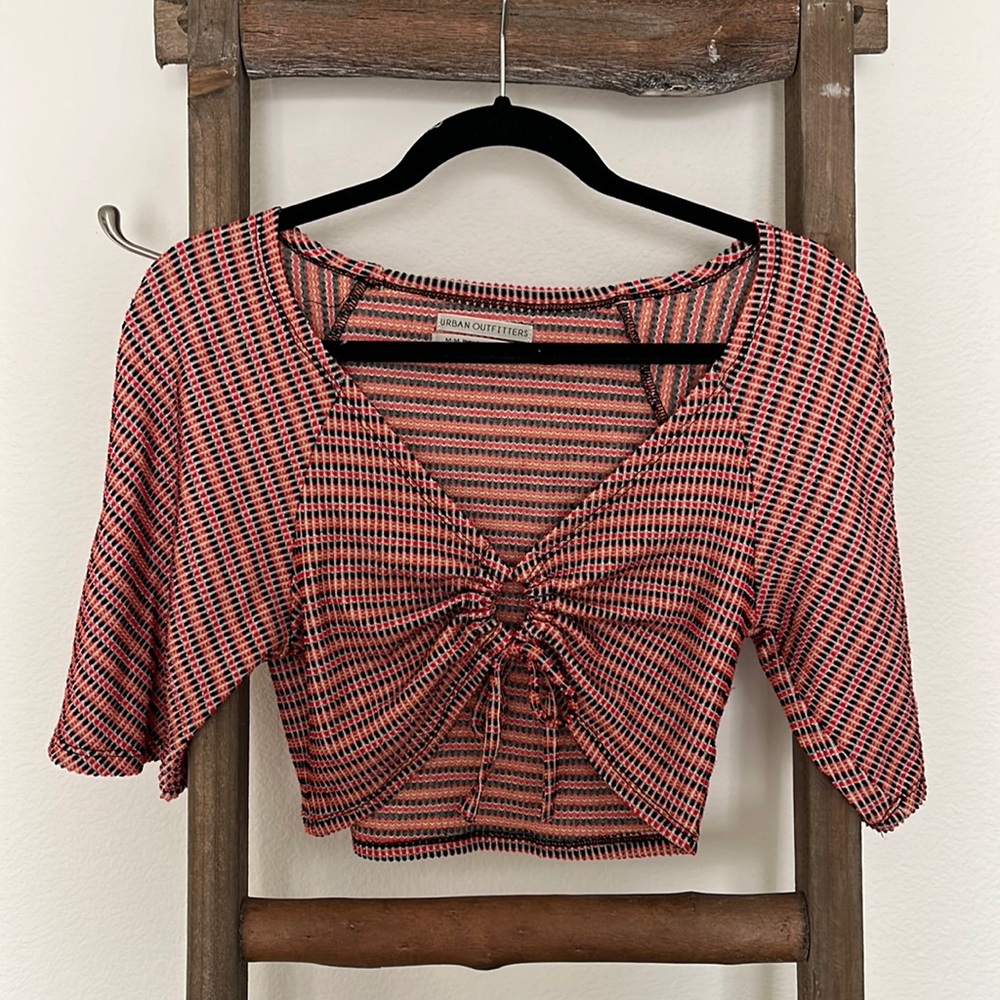 Tie Front Crop Top